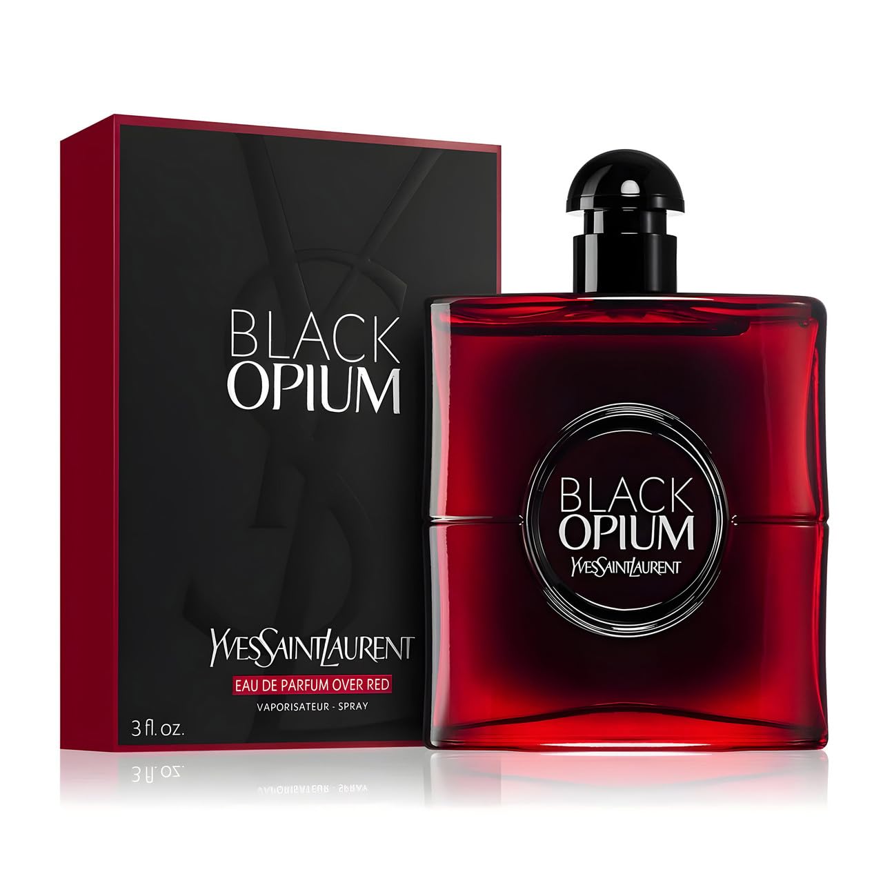 Yves Saint Laurent Black Opium Over Red Eau de Parfum for Women – 3 oz