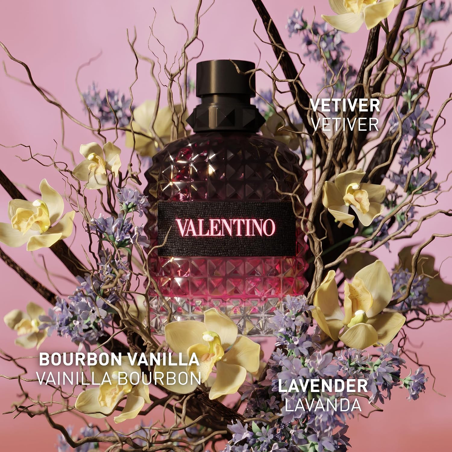 Valentino Uomo Born In Roma Intense Eau de Parfum Spray for Men, 3.4 oz / 100ml