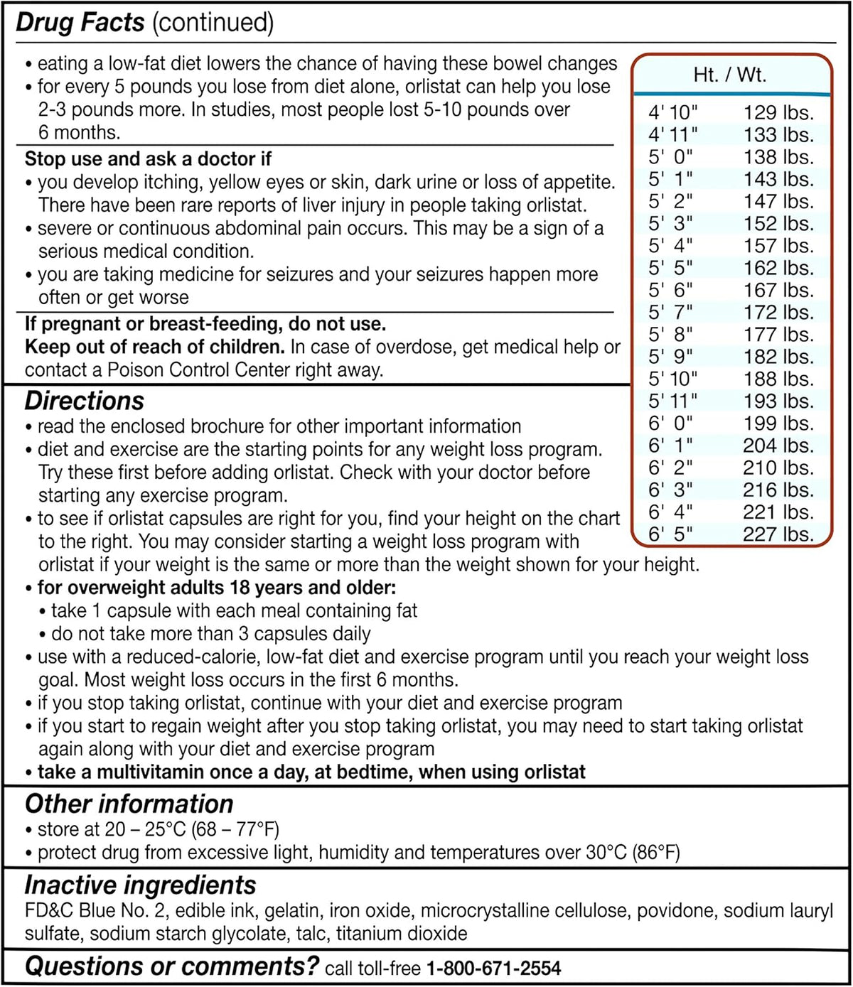alli Weight Loss Supplement, Orlistat 60 mg Capsules, 170 Count Refill Pack